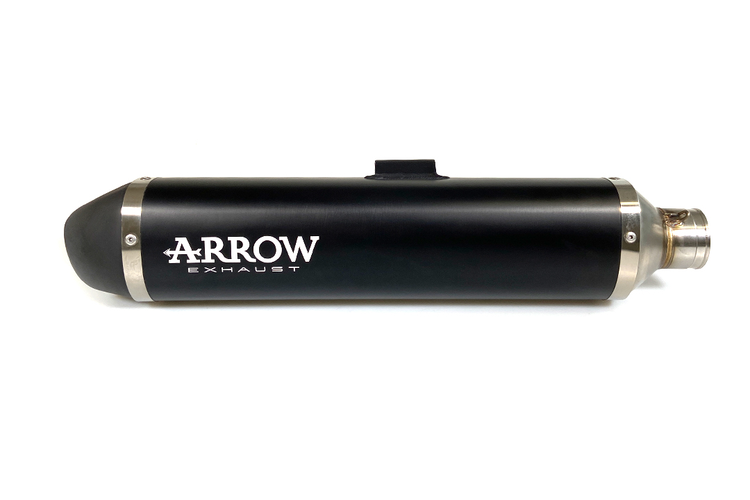 ARROW Escape RACE TECH para Piaggio MP3 400 2007-10 de aluminio, negro