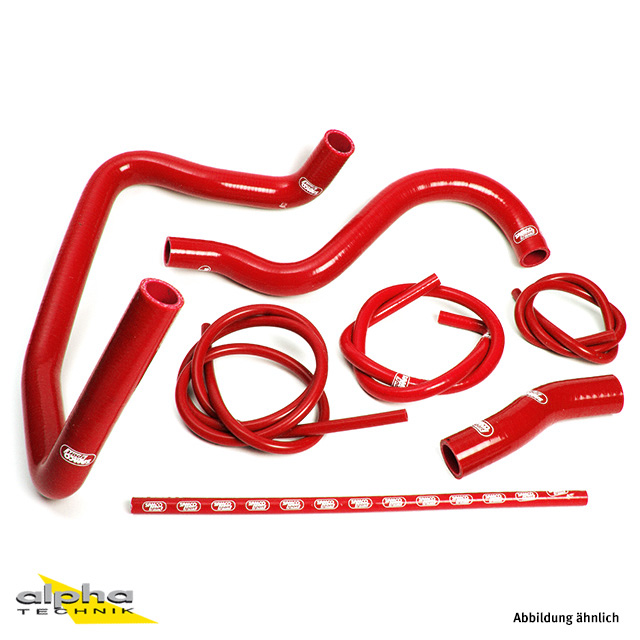 Kit de mangueras de silicona SAMCO SPORT rojo para Suzuki GSX1300R Hayabusa, años de modelo 1999-2007