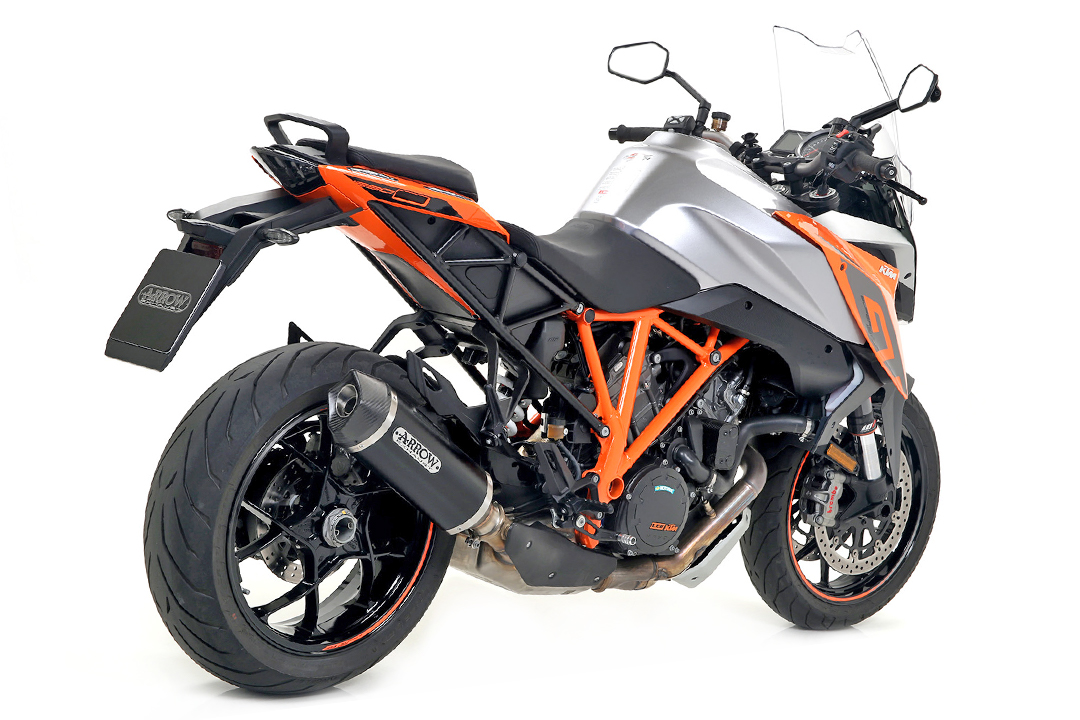 ARROW Escape RACE TECH negro para KTM 1290 Superduke 2014- / Super Duke GT 2017-2021