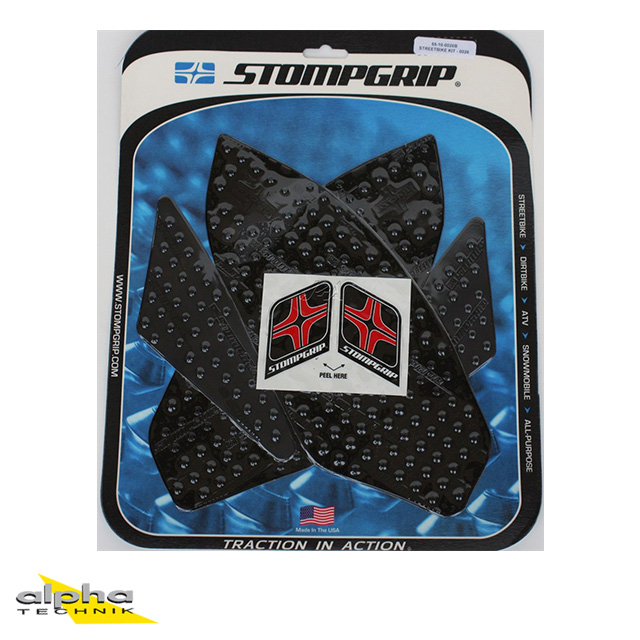 Stompgrip negro, Volcano, para Honda CBR500R / CB500F / CB400F, 2013-2015