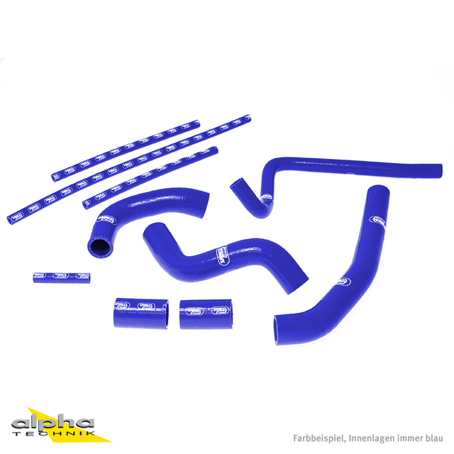 Kit de mangueras de silicona SAMCO SPORT azul para Yamaha YZF1000R1 Año del modelo 2009-2014