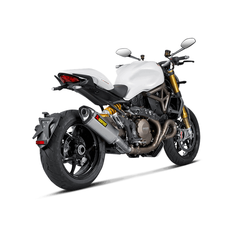 Akrapovic Tubo de Conexión (Titanio) sistema de escape para Ducati Monster 1200R 2017-2020 Monster 1200 / 1200 S 2017-2020 Monster 821 2014-2020