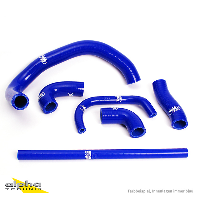 SAMCO SPORT Kit de mangueras de silicona azul para Kawasaki ZX9R modelo 1994-1997