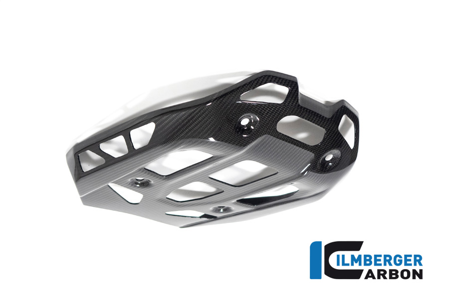 Protector inferior de motor Ilmberger Carbono, brillante, para BMW R1300GS 2023-