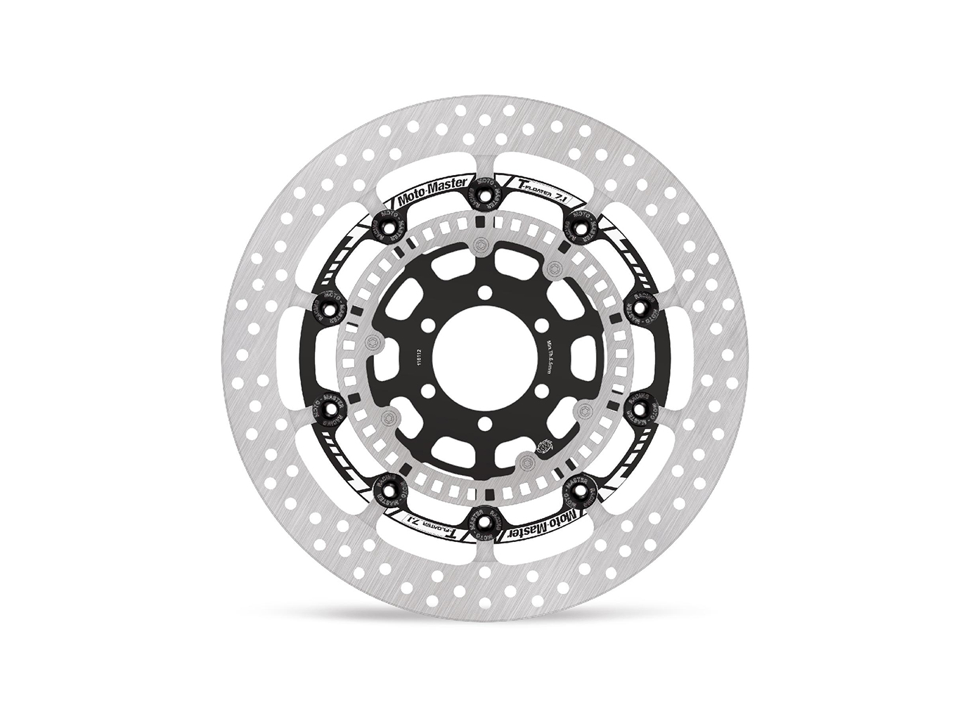 MOTO MASTER disco de freno anterior, delanteroe lado izquierdo, T-Floater para BMW S1000RR año del modelo 2008-2018