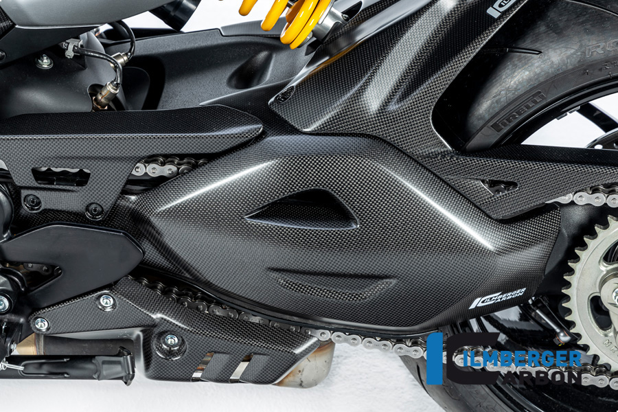 Protector de Basculante Ilmberger Carbono, mate, Ducati Diavel V4, 2023-