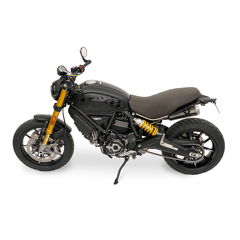 Soporte de matrícula alpha Technik para Ducati Scrambler 1100 Pro y Sport Pro; Tipo 1K; Año del modelo 2020-