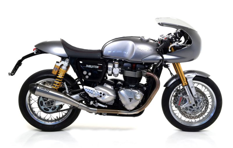 Par de escapes ARROW PRO RACING para Triumph Thruxton1200 2016- / Speed Twin 2019- de acero inoxidable
