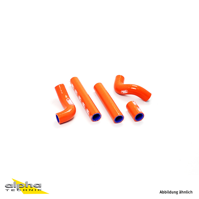 Kit de mangueras de silicona SAMCO SPORT naranja para KTM 250 EXC 250 XC-W 300 EXC 300 XC-W Husaberg TE250 TE300 Husqvarna TE250 TE300 año de modelo 2012-2016
