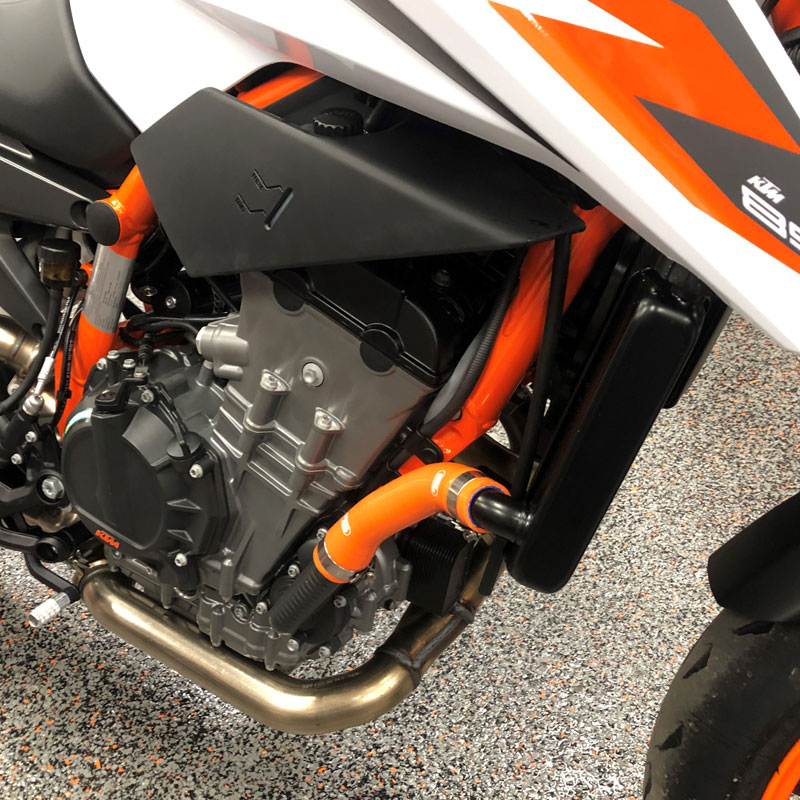 Kit de mangueras de silicona SAMCO SPORT naranja para KTM 890 Duke R Año del modelo 2020-2024