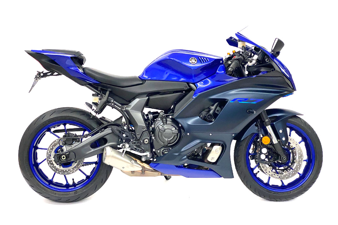 Soporte de matrícula alpha Technik para Yamaha R7 a partir del año modelo 2022-, Tipo RM39 / RM40
