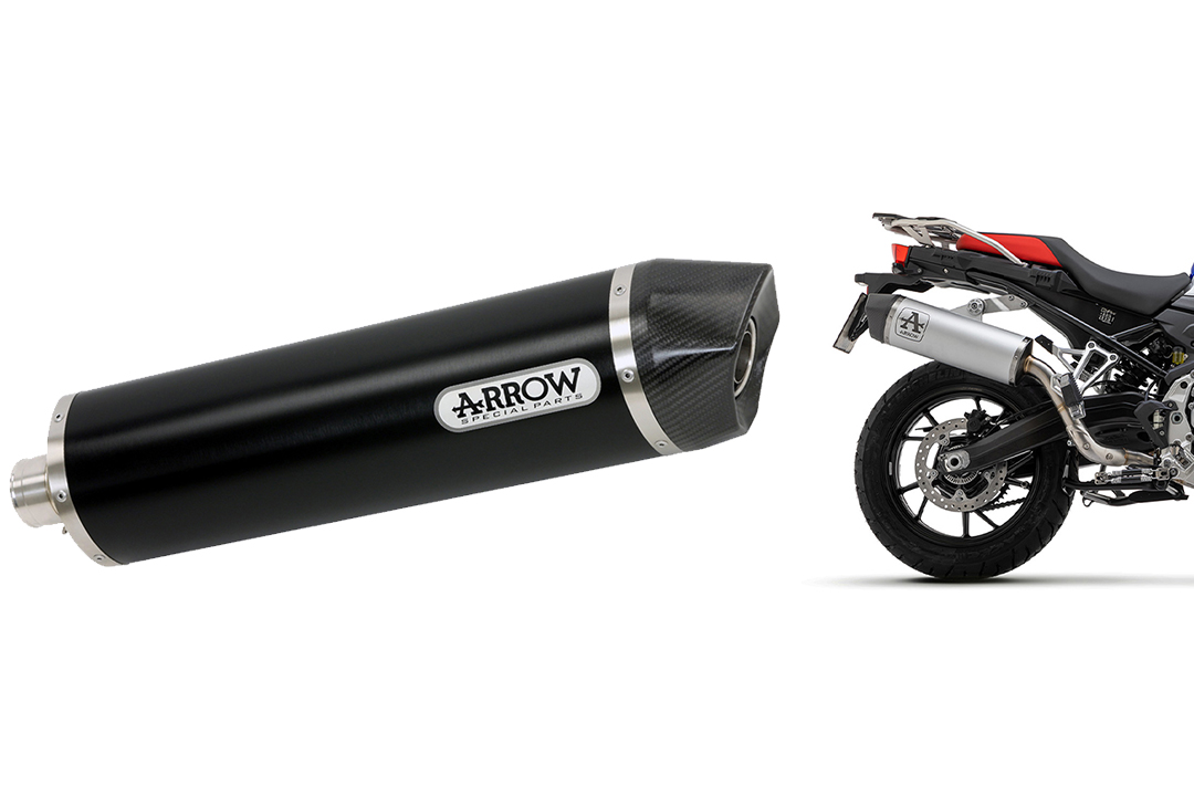 Escape ARROW MAXI RACE TECH DARK Aluminio para BMW F 750 GS/ F 850 GS Año de modelo 2021-