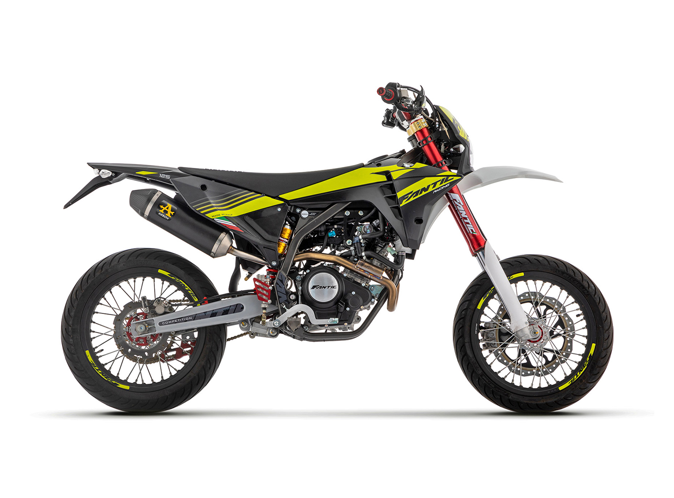 Silenciador ARROW DARK THUNDER para Fantic XEF / XMF 125 a partir del año de modelo 2023-