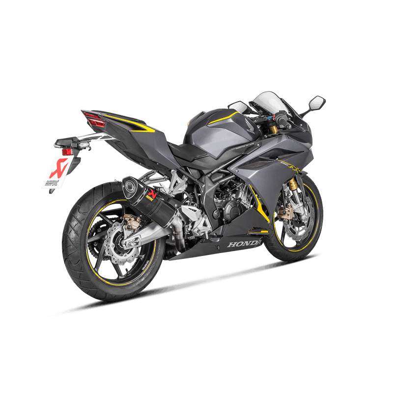 Colector Opcional Akrapovic (SS) sistema de escape para Honda CBR 250 RR Modelo Año 2017-2025