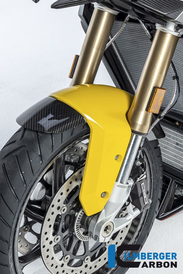 Guardabarros de carbono Ilmberger anterior, delanteroe para guardabarros original pintado, brillante, BMW S1000XR 2020- M1000XR 2024-
