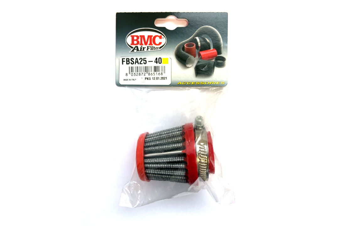 Filtro BMC para ventilación del motor 25 mm x 40 mm