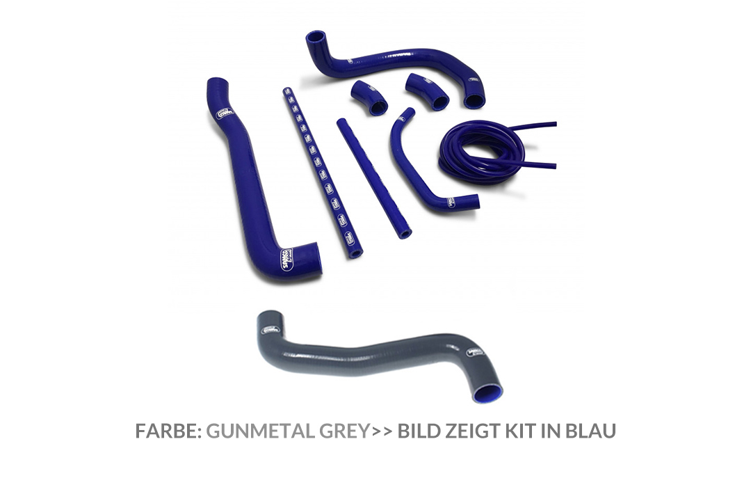 Kit de mangueras de silicona SAMCO SPORT gris antracita para Kawasaki ZXR750 año del modelo 1991-1995