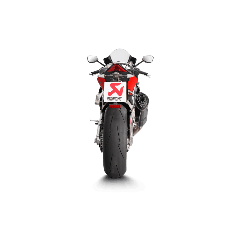 Sistema de escape Akrapovic Slip-On Line (Carbono) para Aprilia RSV4 año modelo 2015-2016