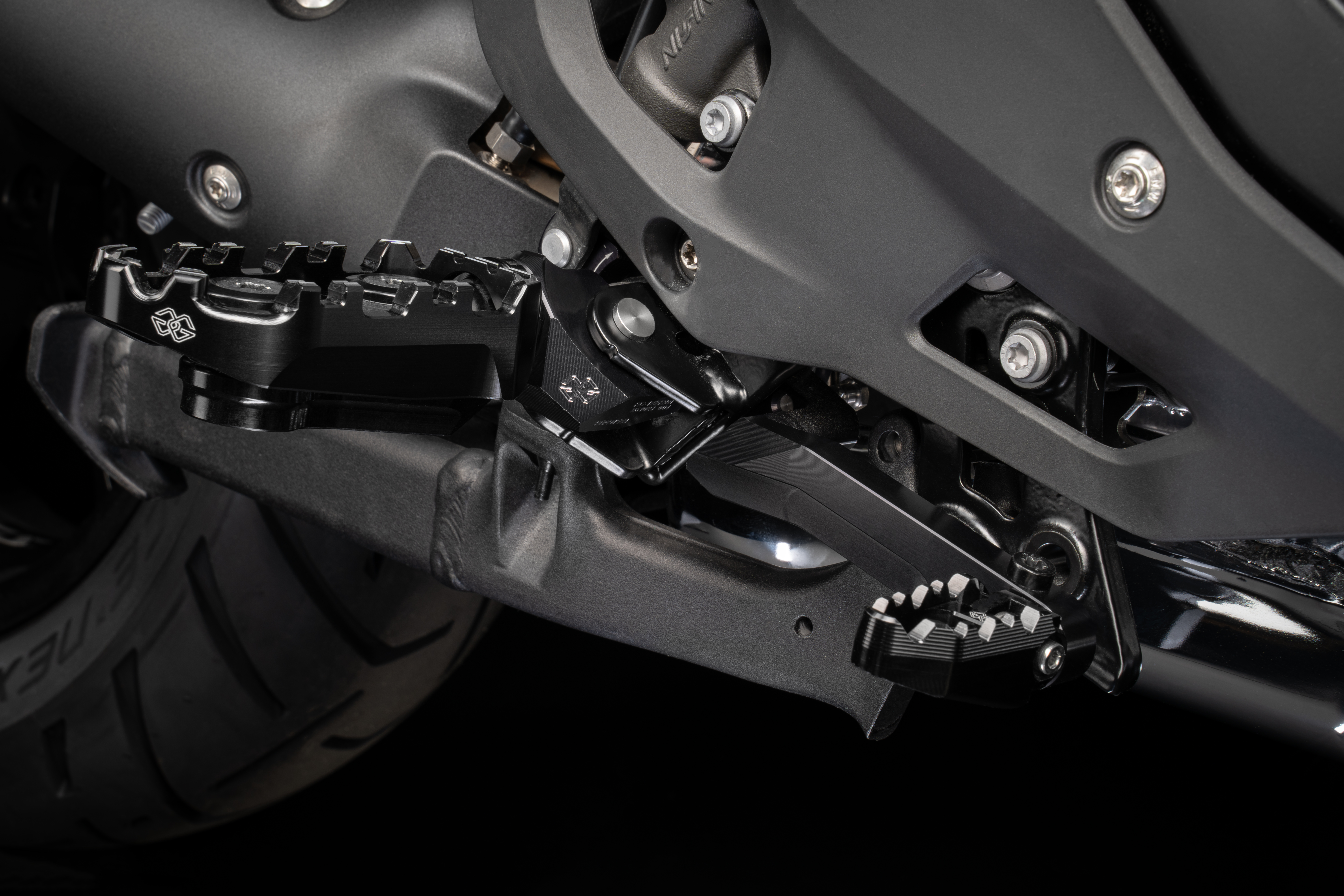 KIT de Palancas de Cambio y Freno GILLES RCT BM12 en negro