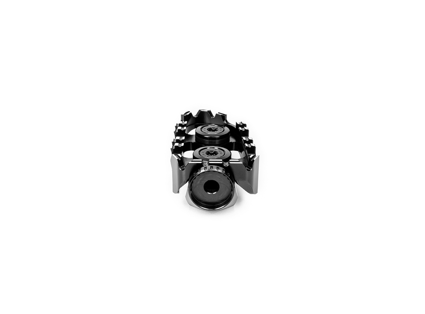 Gilles TECH-X Enduro reposapiésen negro para Kawasaki Versys 1000 (SE) 2019-