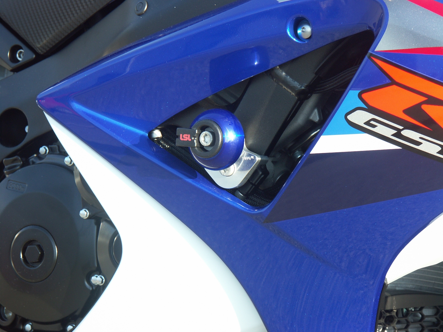Kit de Montaje LSL Crash Pad para Suzuki GSX-R1000, 2007-2008, sin adaptadores