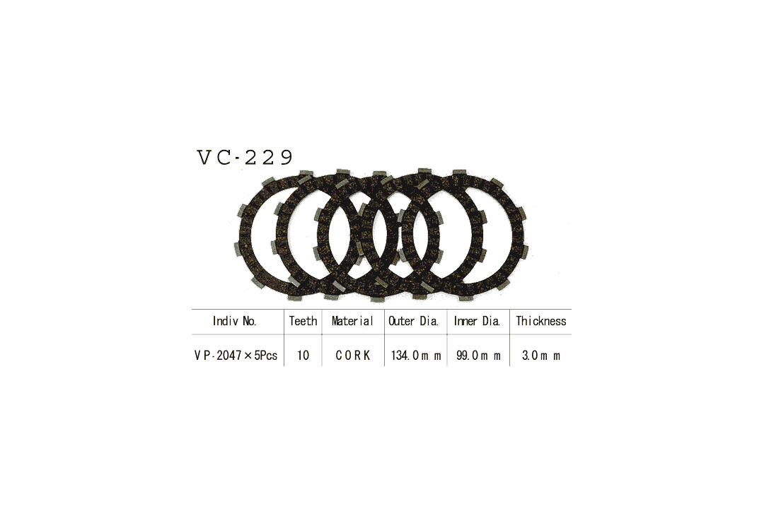 Kit disco de embrague Vesrah para Yamaha