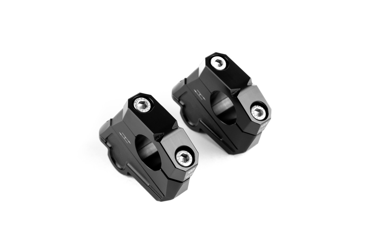 GILLES 1D.GT alzas de manillar negras, para BMW R1300GS /Adventure 2023-