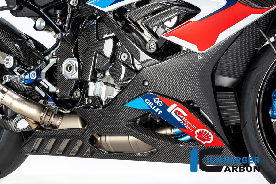 Parte inferior del carenado Ilmberger de carbono para calle para BMW M1000RR a partir de 2020-
