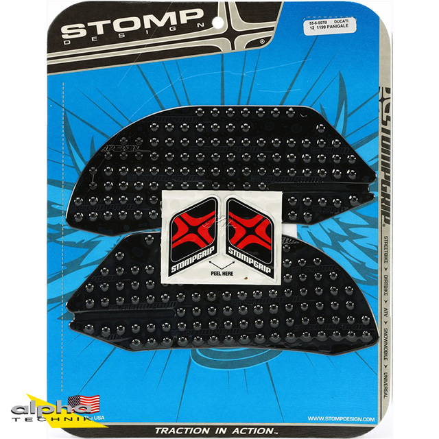 Stompgrip negro, Volcano, para Ducati Panigale 1199 (Superleggera), 1299 R (Final Edition), S, 899, 959, V2 955 (ver lista de compatibilidad)