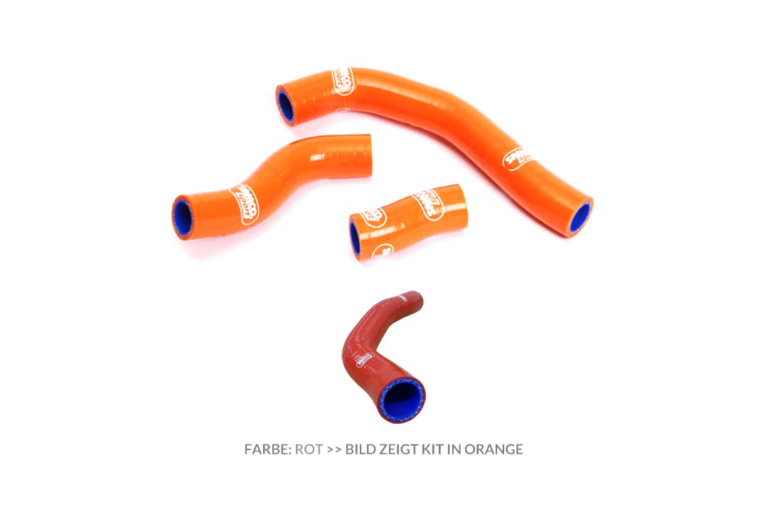 Kit de Mangueras de Silicona SAMCO SPORT rojo para KTM 450 SXS-F año de modelo 2007 450 SX-F 450 SMR 450 XC-F años de modelo 2007-2010