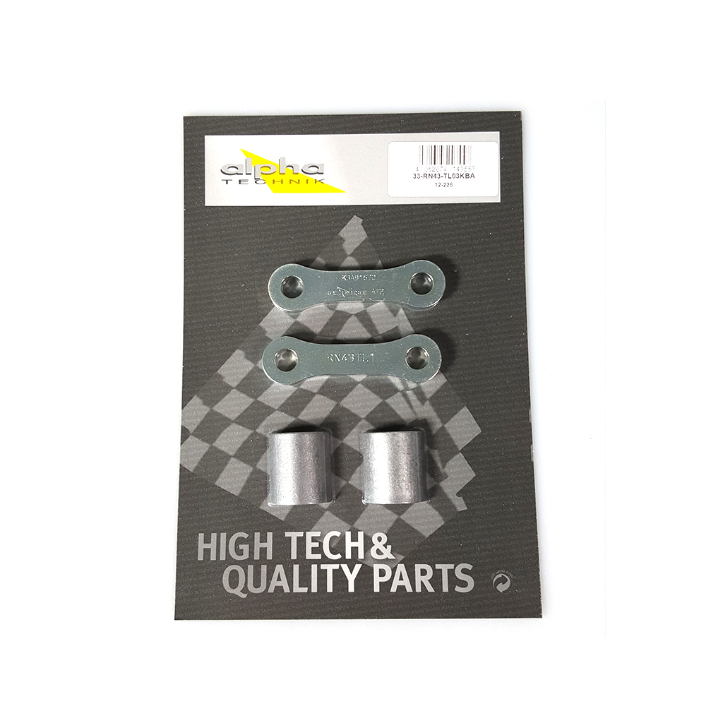 Kit de descenso alpha Technik 25 mm para Yamaha XSR900, MTM850; Tipo RN43; Año del modelo 2016-
