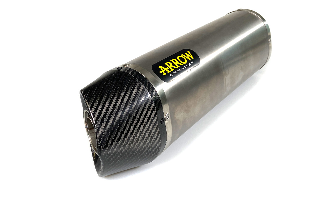 Escape ARROW INDY-RACE para Honda CBR1000RR 2008-2016, Titanio (Para Colector ARROW)