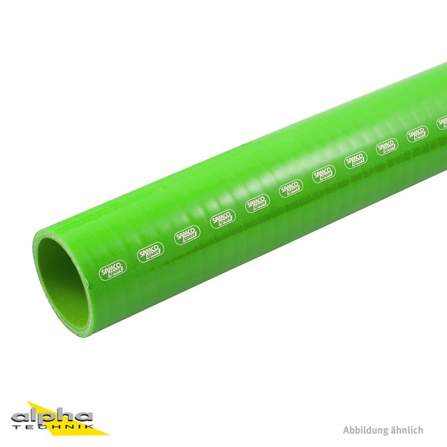 Manguera de silicona recta SAMCO SPORT verde, diámetro interior 25 mm