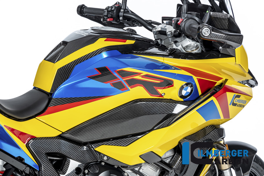 Ilmberger Carbon Adventure depósito de gasolina (Juego), brillante, BMW S1000XR 2020- M1000XR 2024-