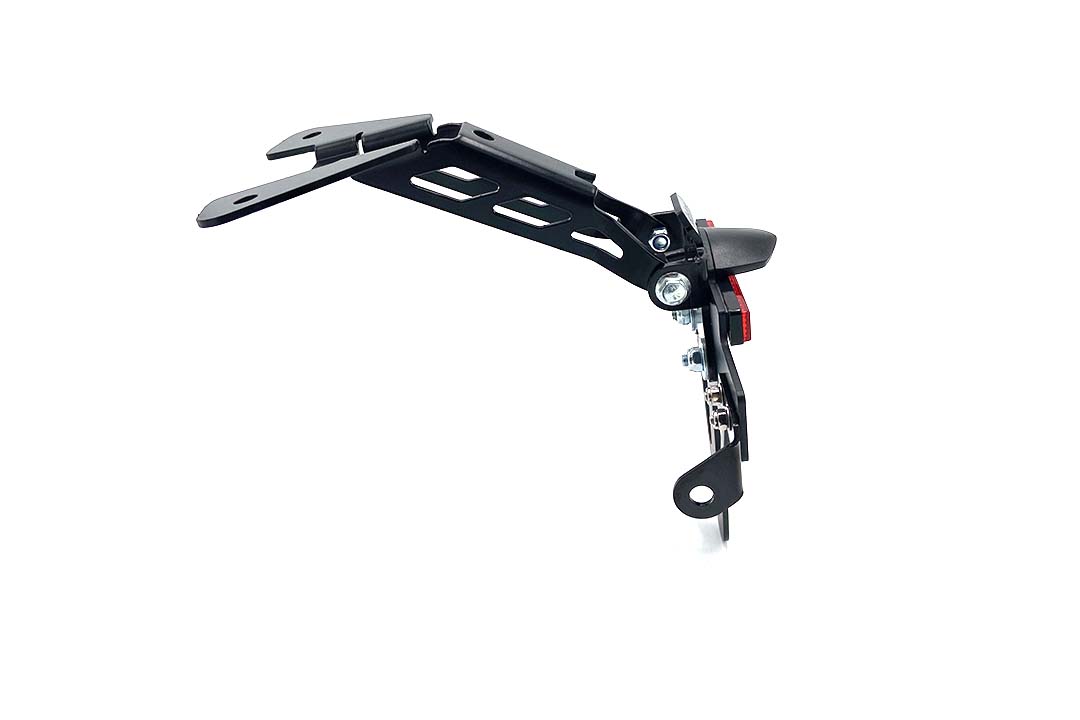 Soporte de matrícula alpha Technik para Aprilia RS125 y Tuono 125, Tipo XA / XT, Año del modelo 2021-