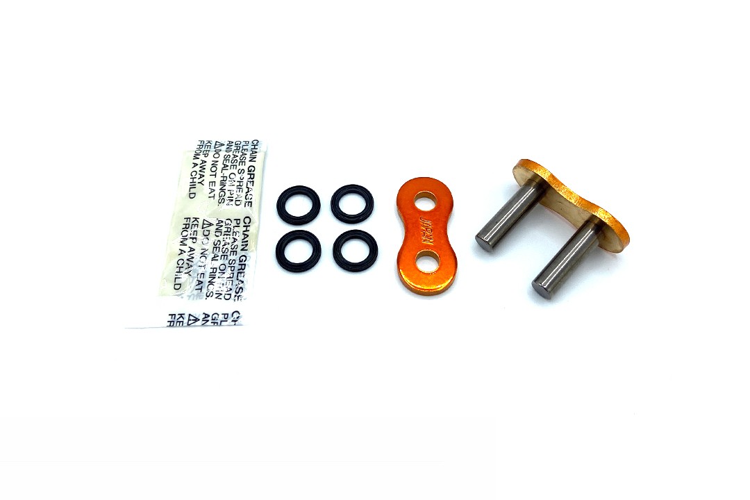 Enuma EK Cadena Eslabón de Remache EK 525 MVXZ-2 naranja metálico
