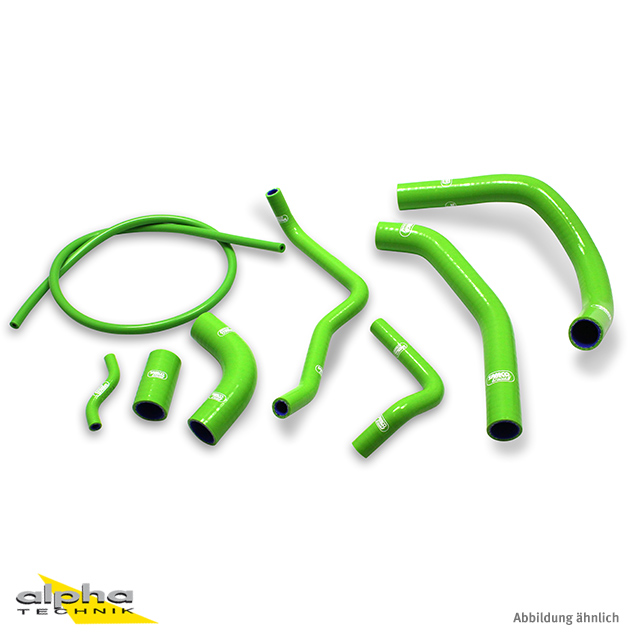 Kit de mangueras de silicona SAMCO SPORT verde para Kawasaki Z1000SX Ninja 1000SX año de modelo 2011-2023