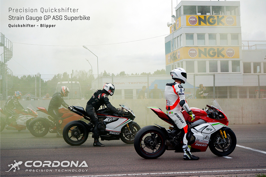 Quickshifter Superbike Cordona 420 GP ASG con función Blipper para varios modelos Ducati