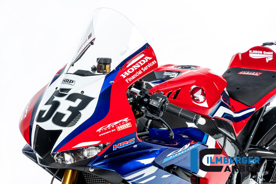 Pieza de Carenado de Carbono Ilmberger arriba, brillante, para Honda CBR1000RR-R Fireblade (SP), SC82, a partir de 2020-