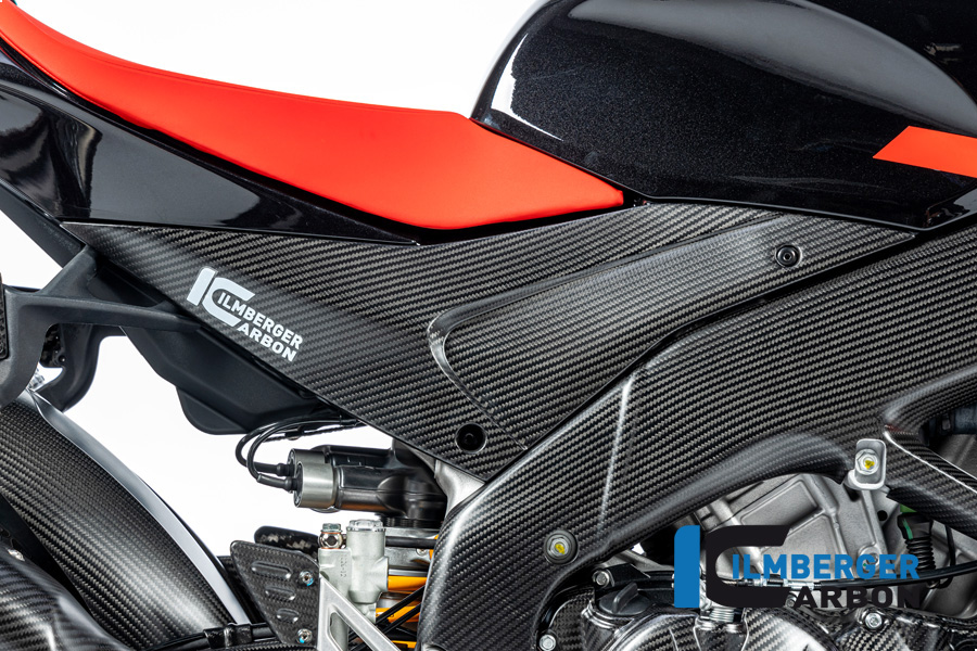 Cubierta lateral de carbono Ilmberger lado derecho mate para Aprilia RSV4 / Tuono V4 2021-