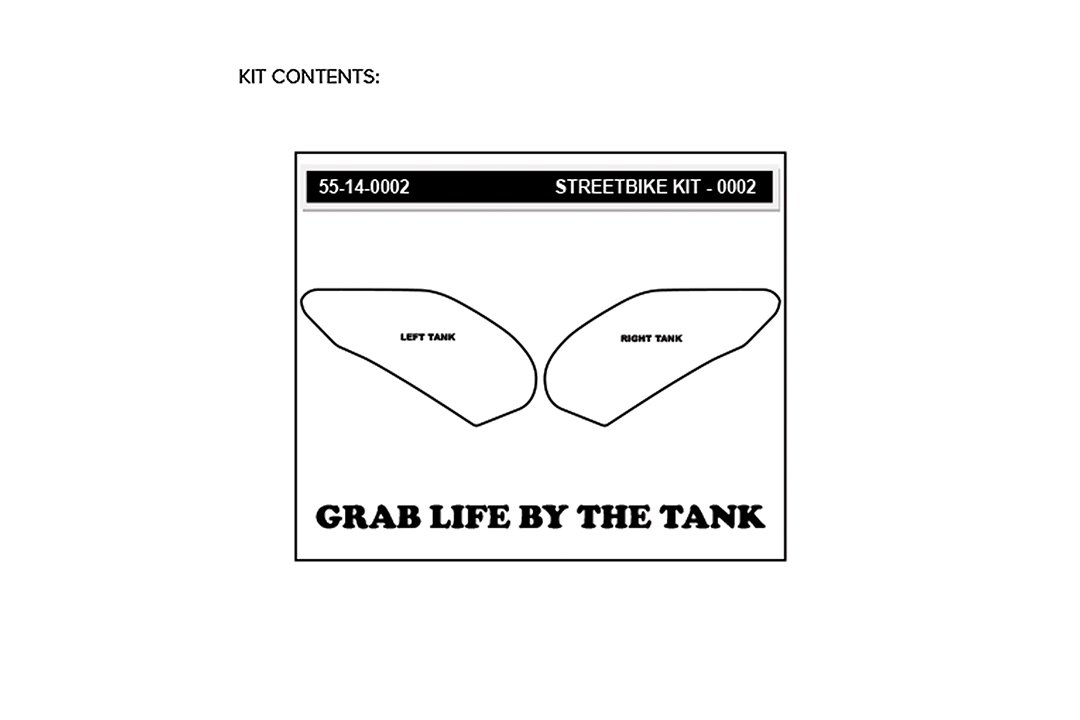 Stompgrip transparente Icon, para Yamaha YZF-R1 (2004-06), XJR1300 (2002-2015), FZS1000 (2001-2005)
