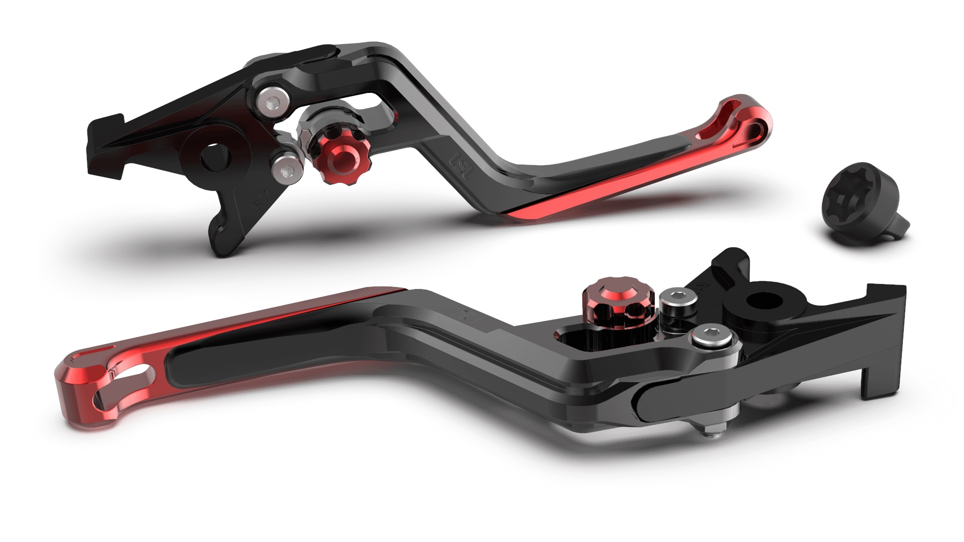 LSL ERGONIA maneta del embrague L13 Negro/Rojo/Rojo