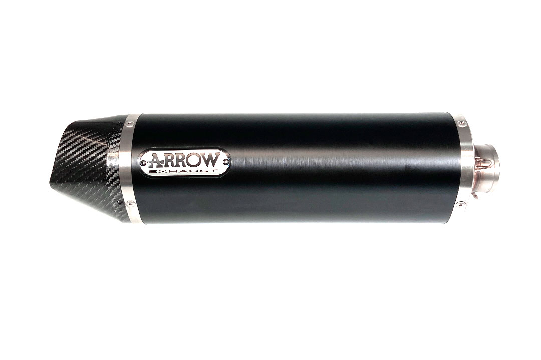Escape ARROW INDY-RACE para Honda CBR1000RR 2008-2016, Aluminio negro (Solo con colector/tubo intermedio ARROW)