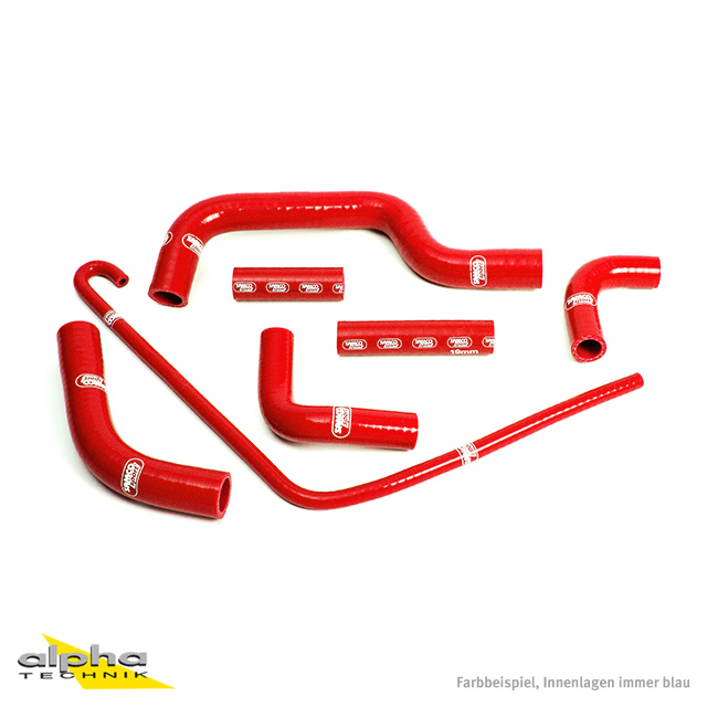 Kit de mangueras de silicona SAMCO SPORT rojo para Ducati Monster S4 S4R años de modelo 2001-2008