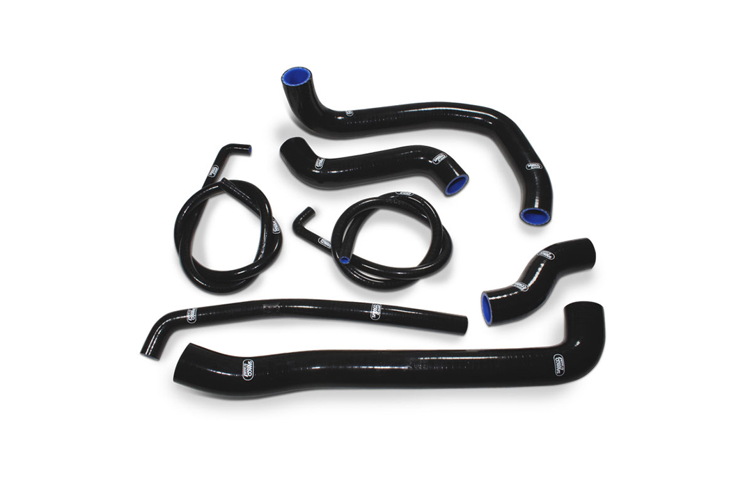 Kit de mangueras de silicona SAMCO SPORT negro para Kawasaki ZXR750 año de modelo 1988-1989