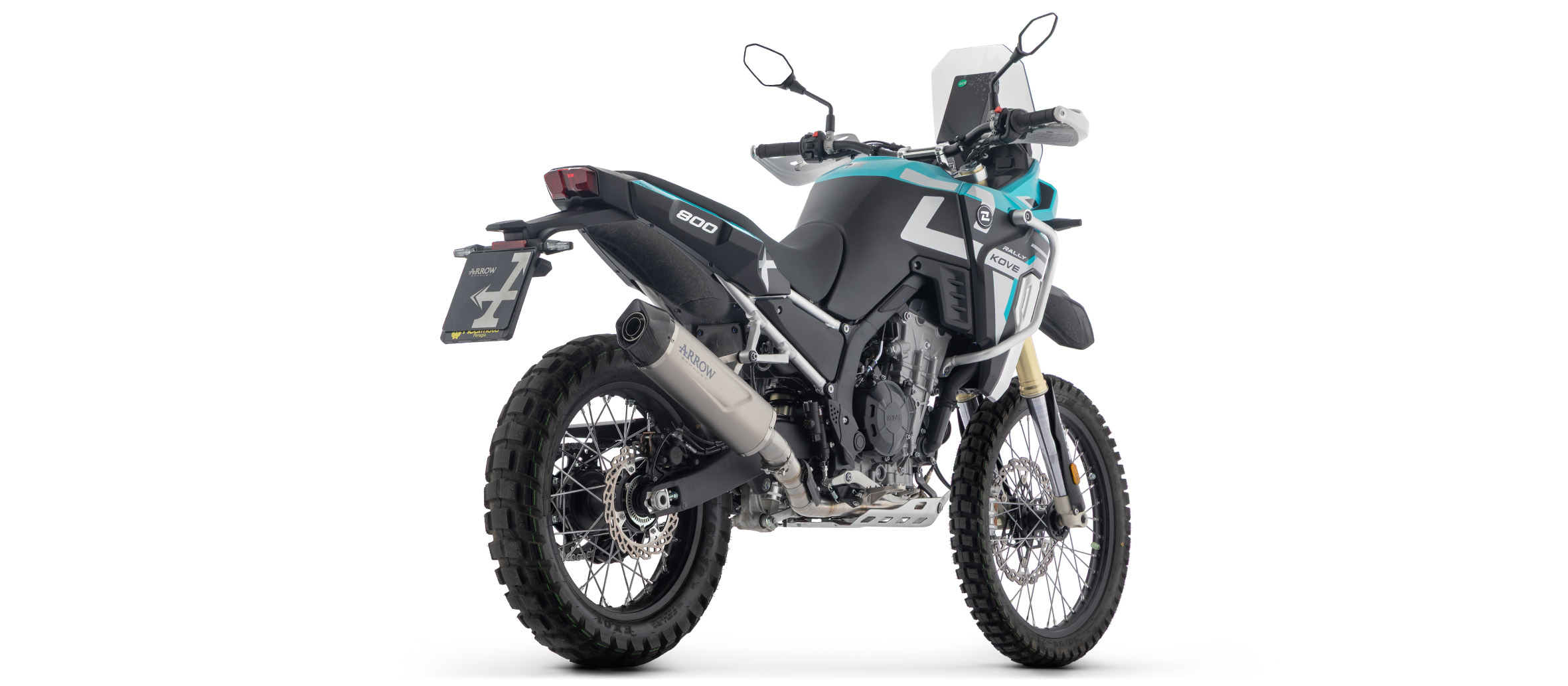 Escape ARROW INDY RACE EVO Titan para KOVE 800X Pro, Rally, año de modelo 2025-
