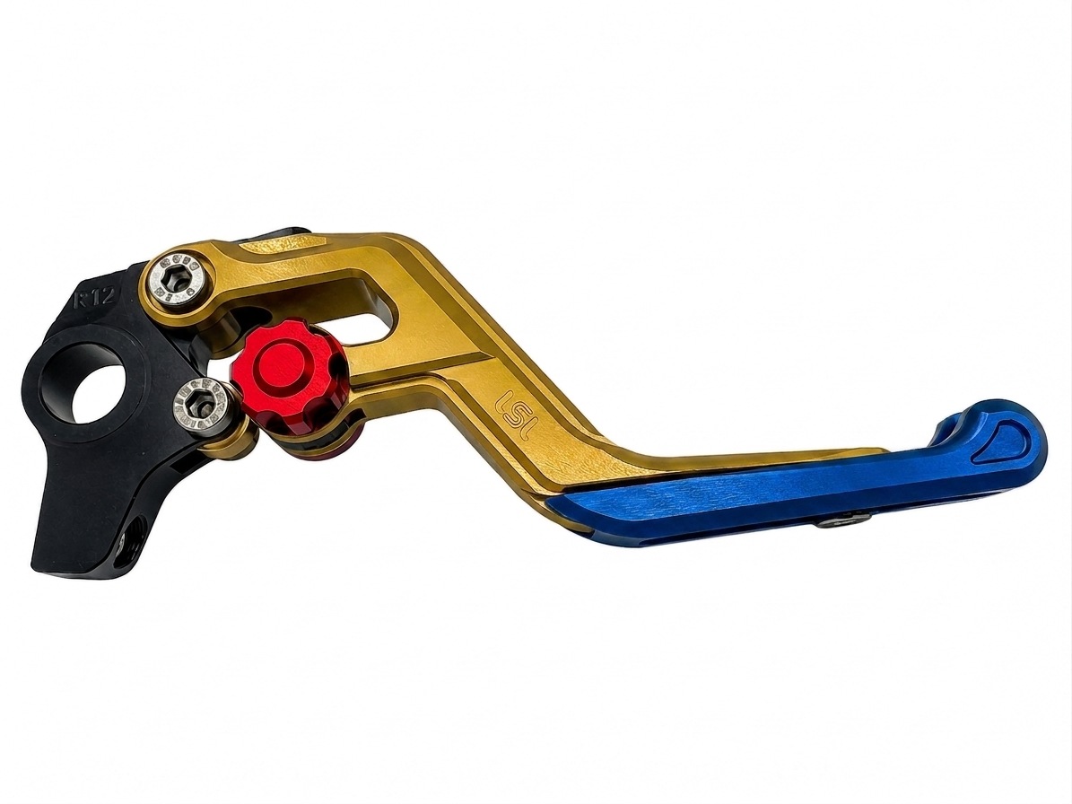 LSL ERGONIA Maneta de freno R34R Oro/Rojo/Azul
