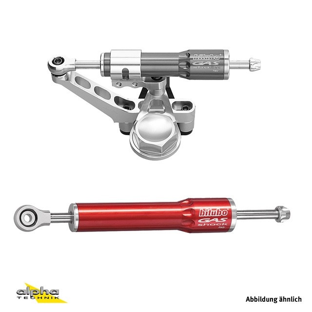 Kit Amortiguador de Dirección Bitubo ZX10R 04-05 rojo