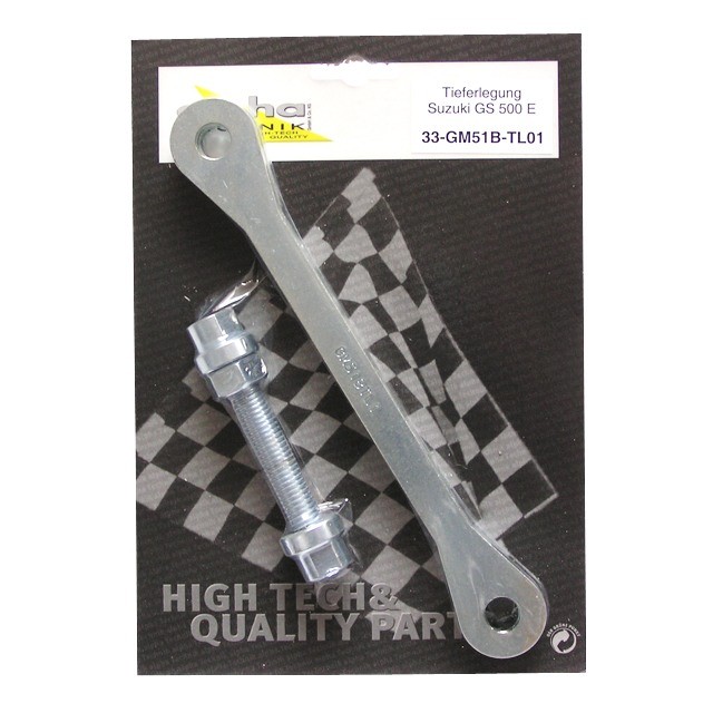 Kit de reducción de altura alpha Technik 40mm Suzuki GS500E; Tipo GM51B; Año del modelo 1989