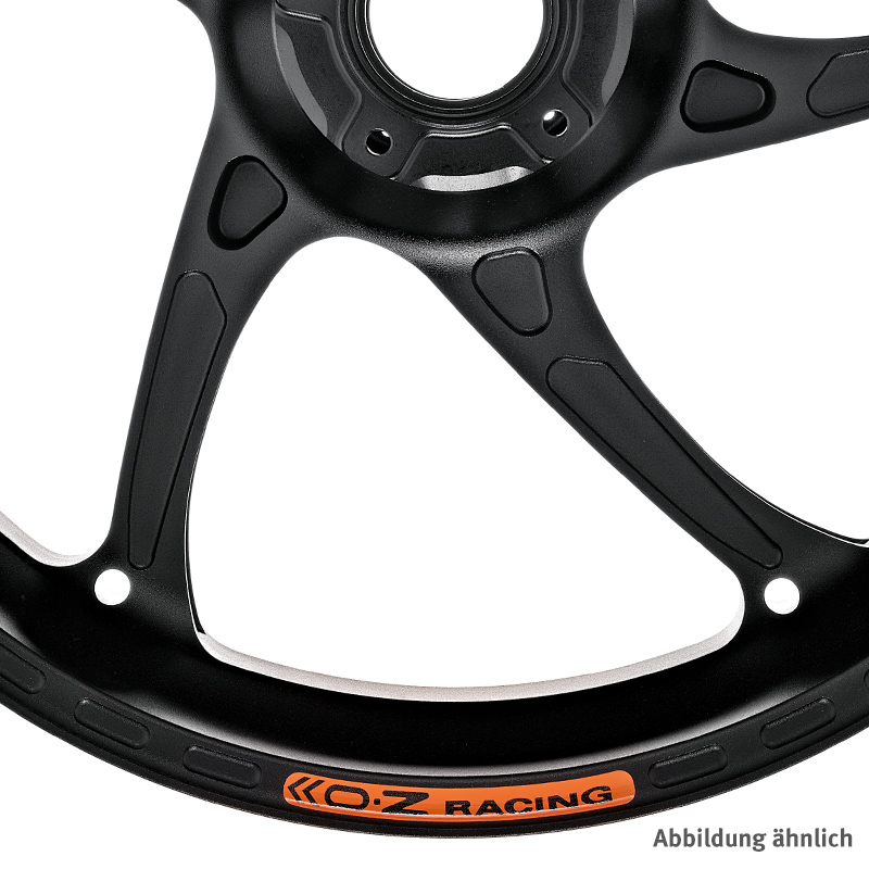 Juego de llantas de aluminio OZ Gass RS-A en negro mate para Honda CBR1000RR Fireblade (SP), 2017-2019